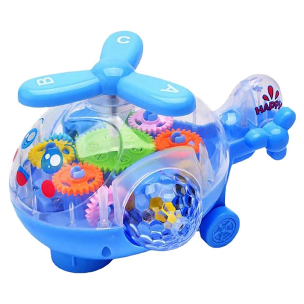 Вертоліт музичний qf05 1 кольорові внутрішні деталі Синій (RLT26393s34744)