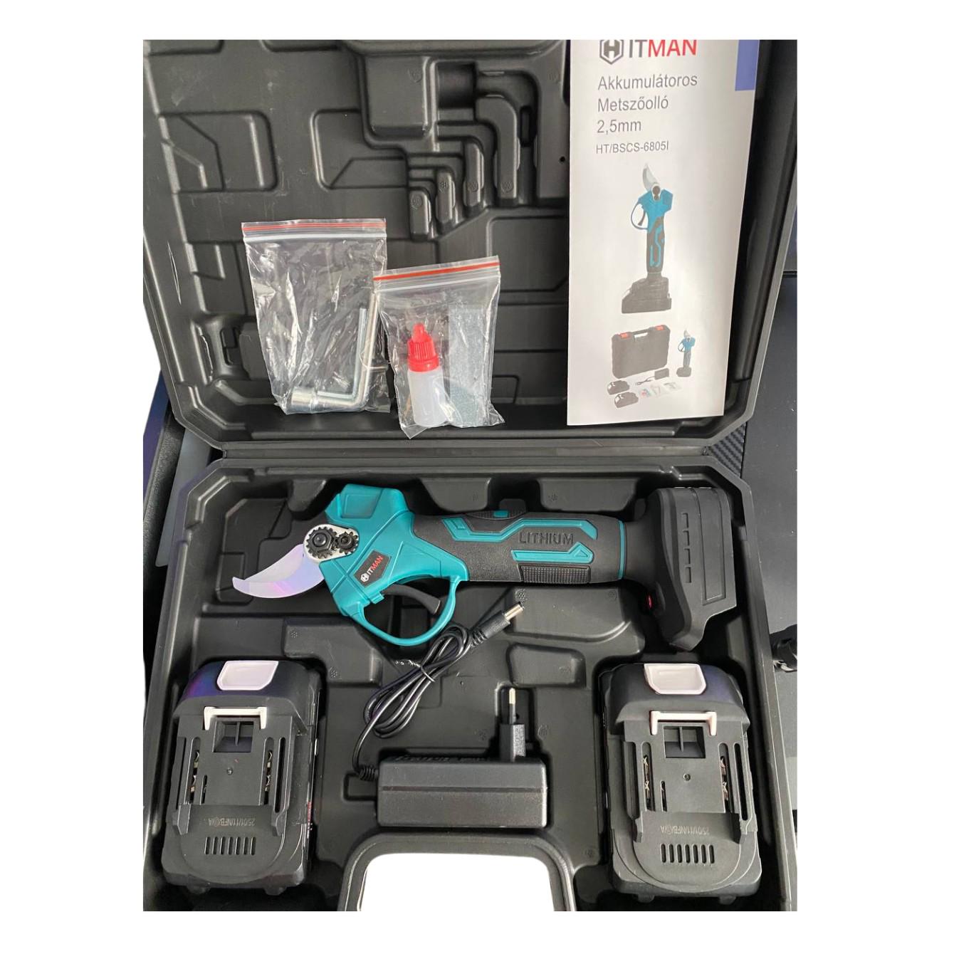 Секатор акумуляторний HITMAN 2 АКБ Li-ion (sekhit) - фото 5 Секатор акумуляторний HITMAN 2 АКБ Li-ion (sekhit) - фото 5