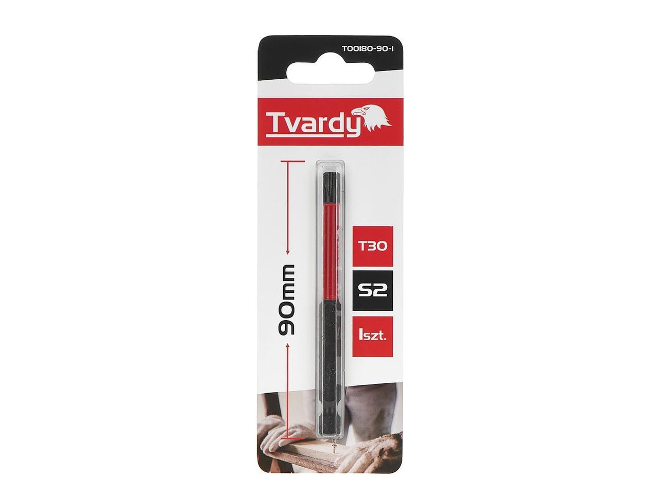 Біта удана Tvardy Torx T30 x 90 мм (2539374250) - фото 1 Біта удана Tvardy Torx T30 x 90 мм (2539374250) - фото 1