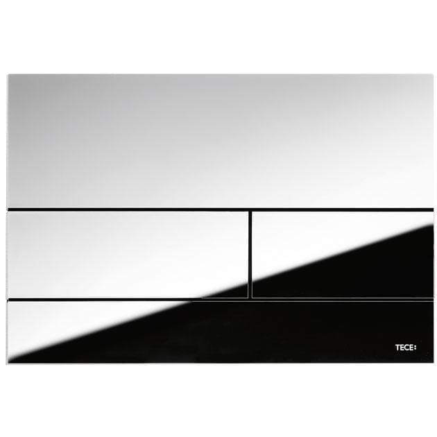 Панель смыва с двумя клавишами TECE для унитаза TECEsquare II металл Хром глянцевый (9240831)