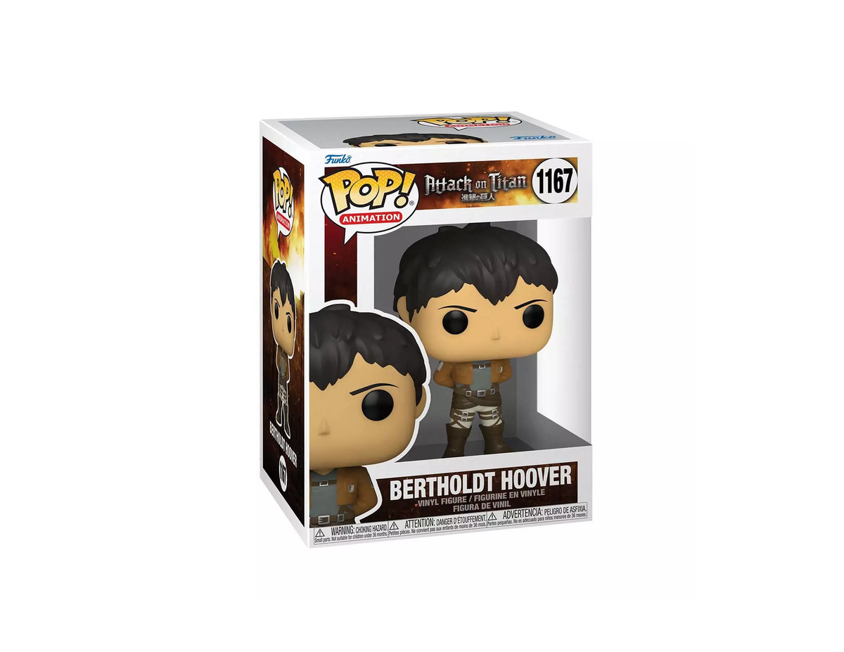 Дитяча ігрова фігурка Funko Pop Bertholdt Hoover Attack on Titan 10 см (AoT K1167) - фото 3