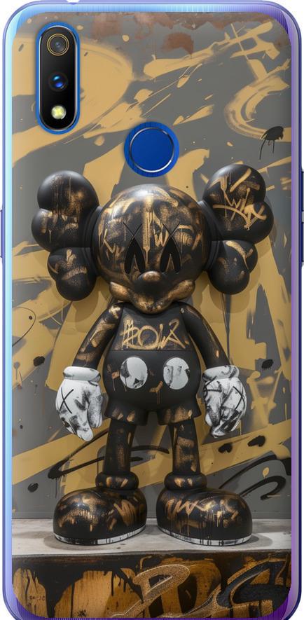Чехол на Realme X Lite Bronze kaws (6097u-2030-42517)