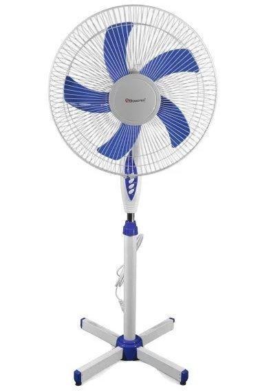 Вентилятор напольный Domotec МS-1621 с пультом 3 скорости с автоповоротом 40 Вт (11203501)