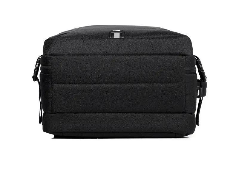 Рюкзак-сумка трансформер Dumantu 2101 для ноутбука 15,6" протиударний Чорний (IBN042B ) - фото 5