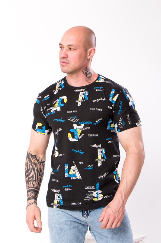 Футболка чоловіча 3XL Чорний (43375-v5) Футболка чоловіча 3XL Чорний (43375-v5)