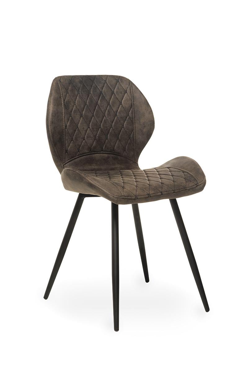 Стул обеденный Vetro Mebel M-11 металл крашеный Серый