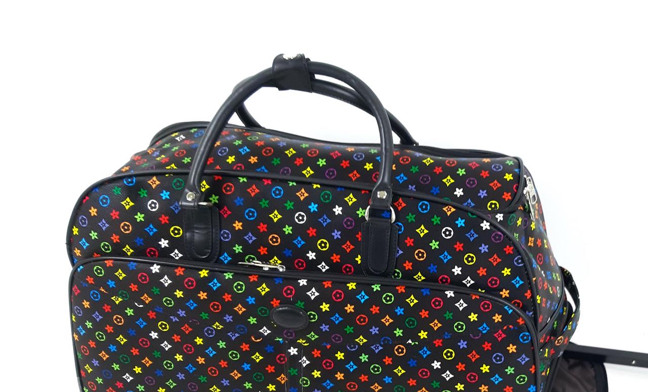 Сумка на колесах Sky travel 72 л 59x31x38 см Чорний (743563654) - фото 4 Сумка на колесах Sky travel 72 л 59x31x38 см Чорний (743563654) - фото 4