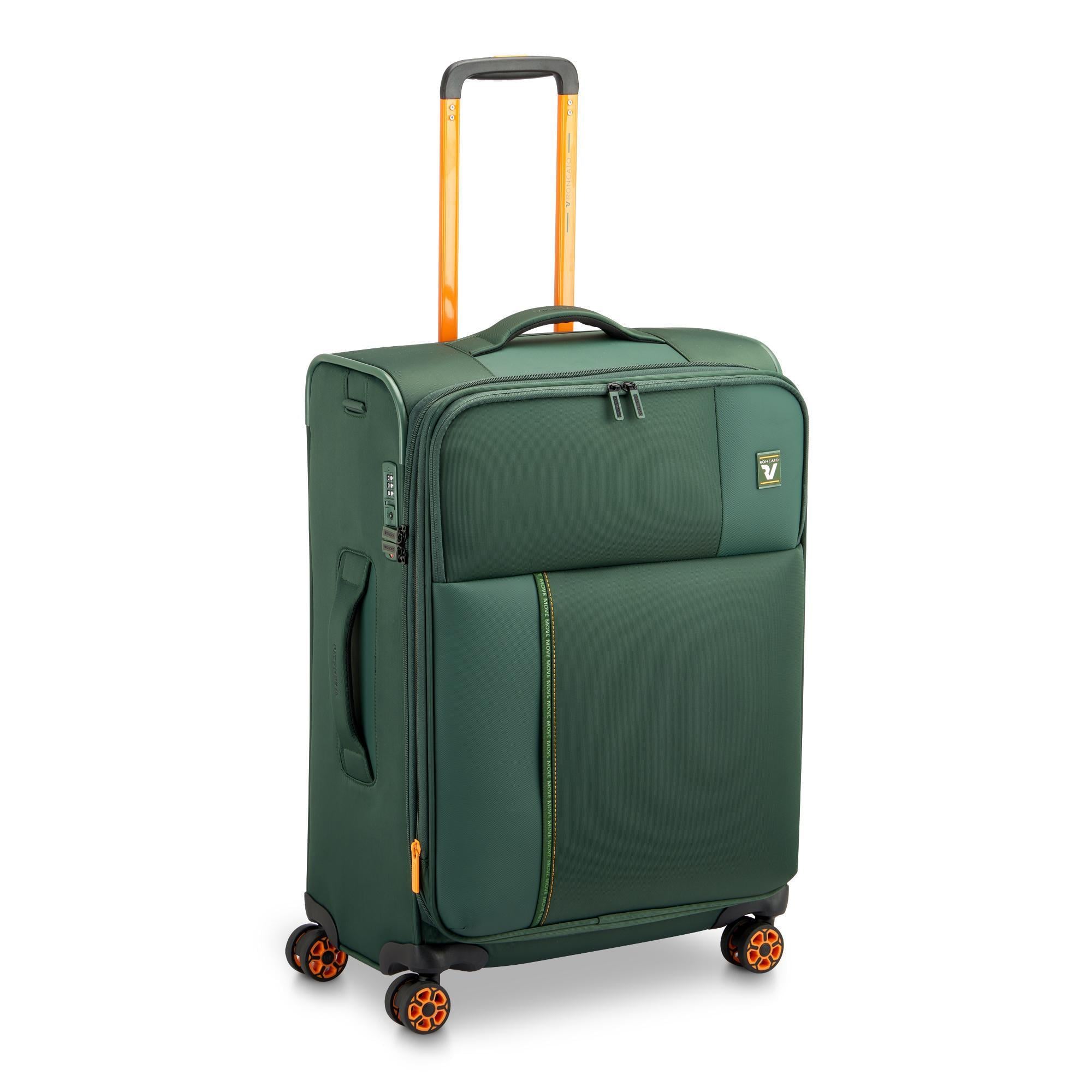 Валіза з розширенням Roncato MOVE 415352/47 64х44х26/31 см 3,2 кг 68/82 л Зелений камуфляж (31841803)