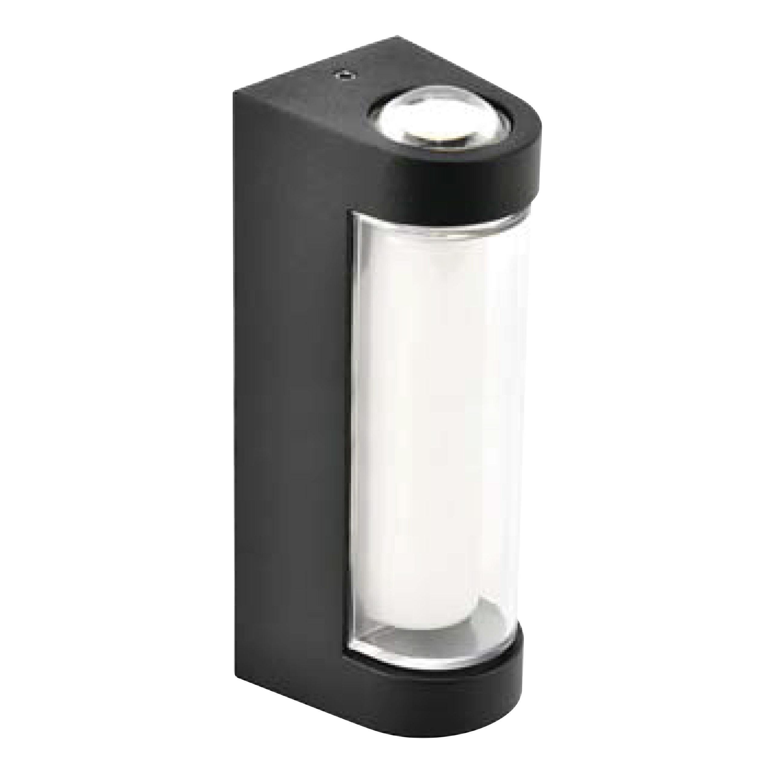 Светильник садово-парочный LED настенный HOROZ ED167:D208LECTRIC VECTOR-12 12W 4200K 728Lm 85-265V IP65 Черный