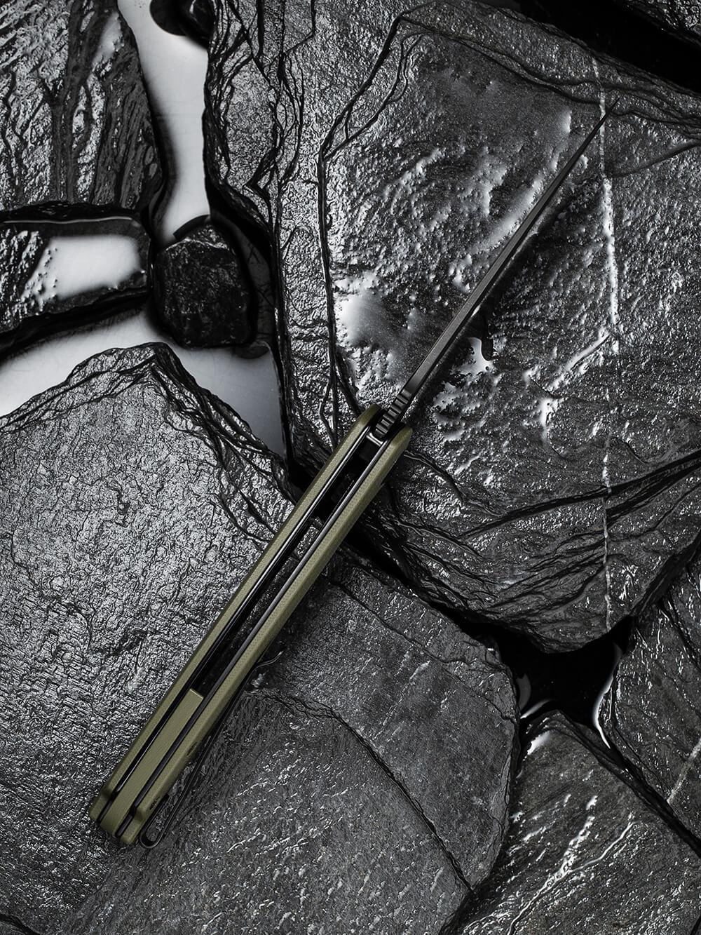 Туристичний ніж складаний Civivi Praxis C803F Olive (C803F) - фото 3