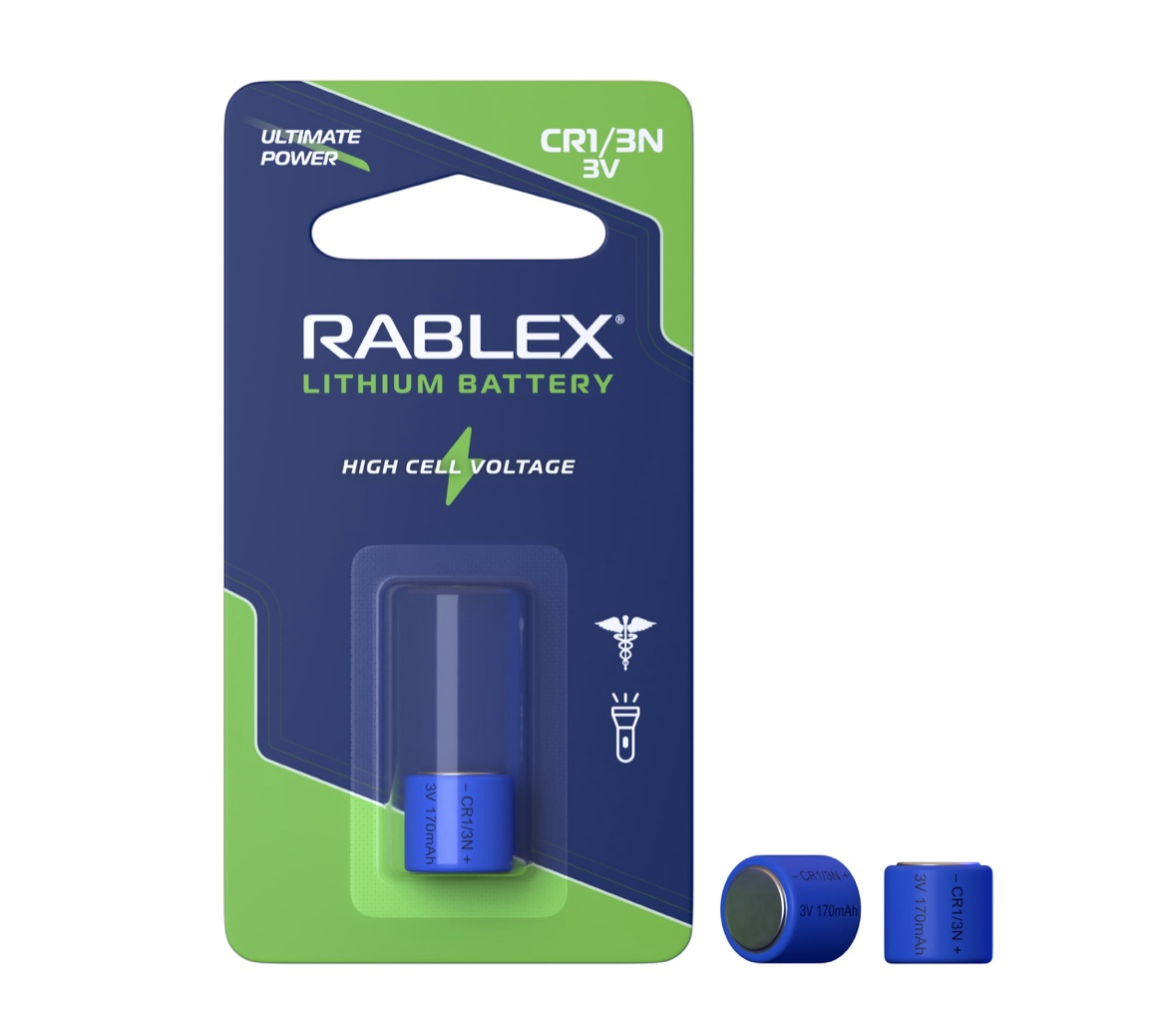 Батарейка літієва 3V Rablex CR1/3N blister card 1 шт. (29206103) - фото 2 Батарейка літієва 3V Rablex CR1/3N blister card 1 шт. (29206103) - фото 2