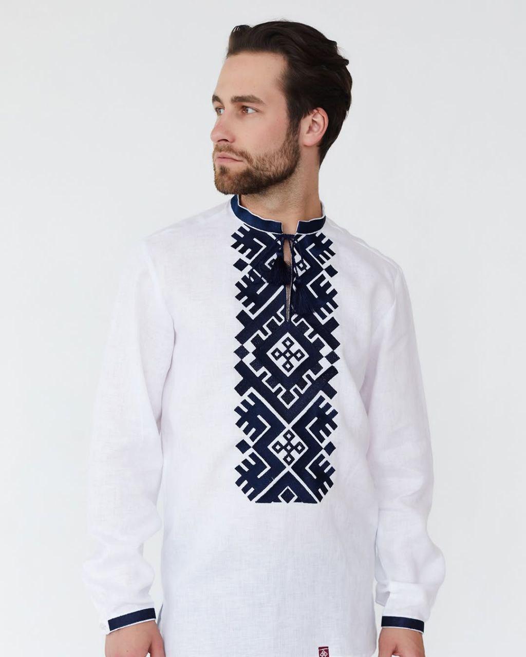 Вышиванка мужская р. 54 Белый (537)