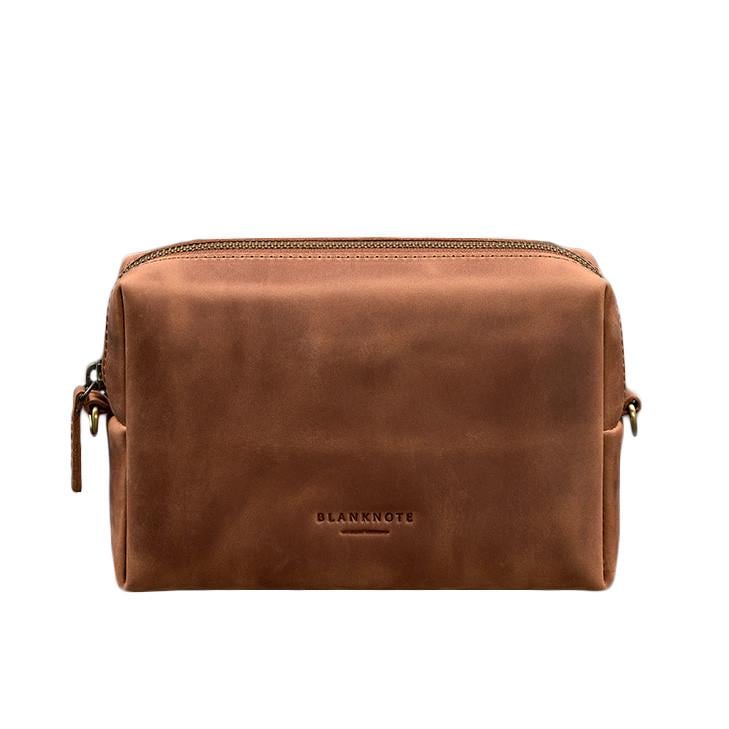 Косметичка-несессер кожаная 3.0 Crazy Horse Светло-коричневый (A-027765)