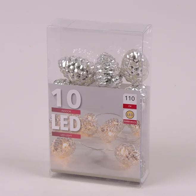 Гирлянда LED Flora Шишки 10 светодиодов 1,1 м (45014)