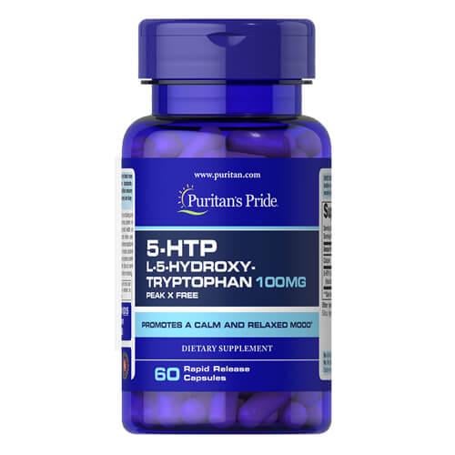 Пищевая добавка Puritan's Pride 5-HTP 100 мг 60 caps (5315)