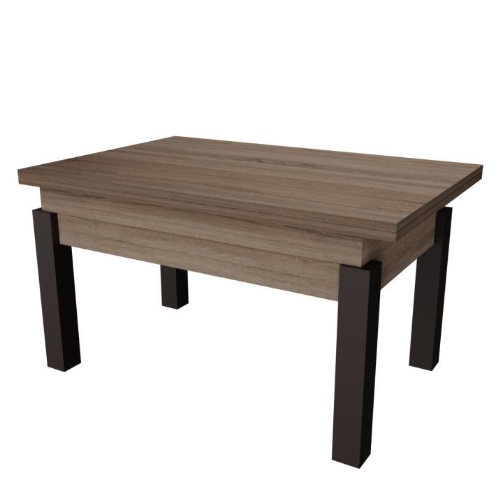 Журнальний стіл-трансформер Neman Батерфлай дерево/ДСП Трюфель/Венге - фото 4 Журнальний стіл-трансформер Neman Батерфлай дерево/ДСП Трюфель/Венге - фото 4