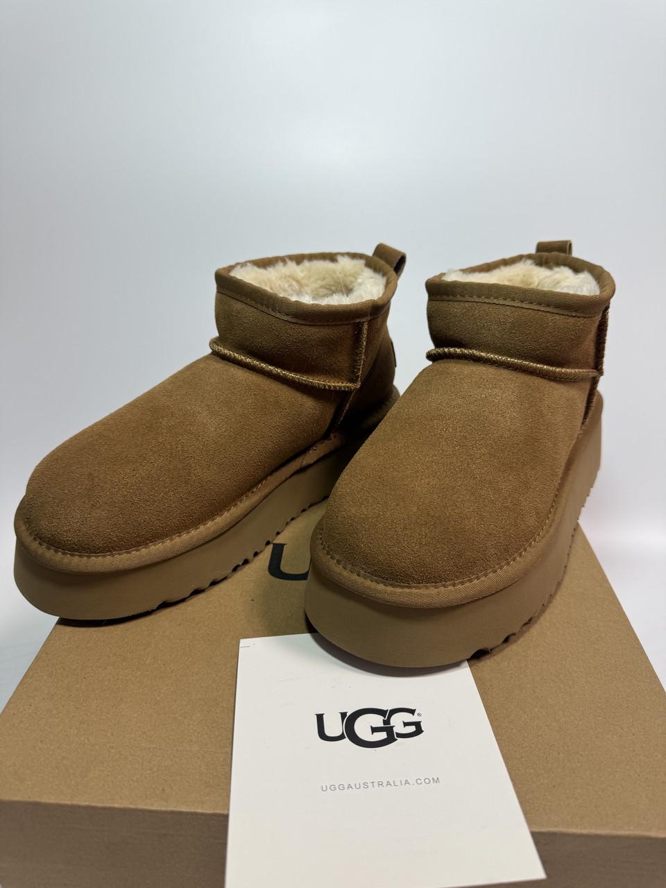 Уггі Classic Ultra Mini Platform Chestnut UGG/38 р. 38 - фото 8 Уггі Classic Ultra Mini Platform Chestnut UGG/38 р. 38 - фото 8