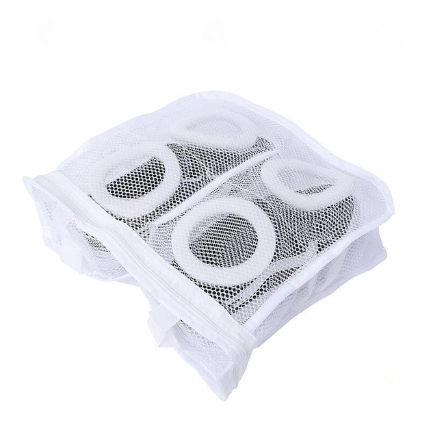 Мішок для прання взуття 18653 8х24,5х28 см Білий (5011888) Мішок для прання взуття 18653 8х24,5х28 см Білий (5011888)