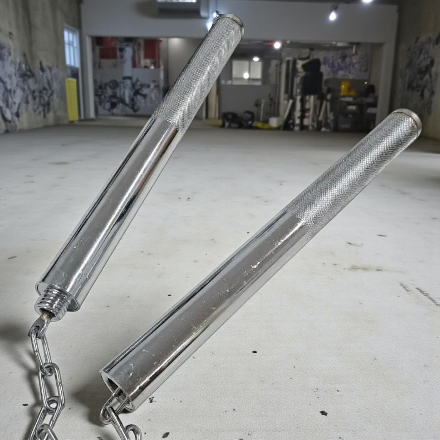 Нунчаки тренировочные трансформеры 2в1 стальные Серебристый (3_7_0_1C) - фото 10 Нунчаки тренировочные трансформеры 2в1 стальные Серебристый (3_7_0_1C) - фото 10