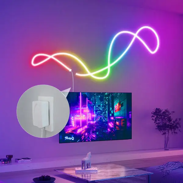 Гирлянда Hengda LED роса капельки питание USB 50 м Теплый Белый (ND-213-G-30)