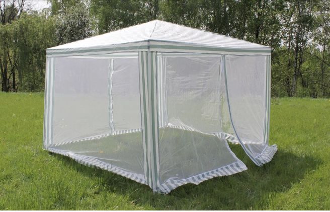Павильон с москитной сеткой и молниями 300x300х250 см Зеленый (615dd0799e1fd866cf182222) - фото 2 Павильон с москитной сеткой и молниями 300x300х250 см Зеленый (615dd0799e1fd866cf182222) - фото 2