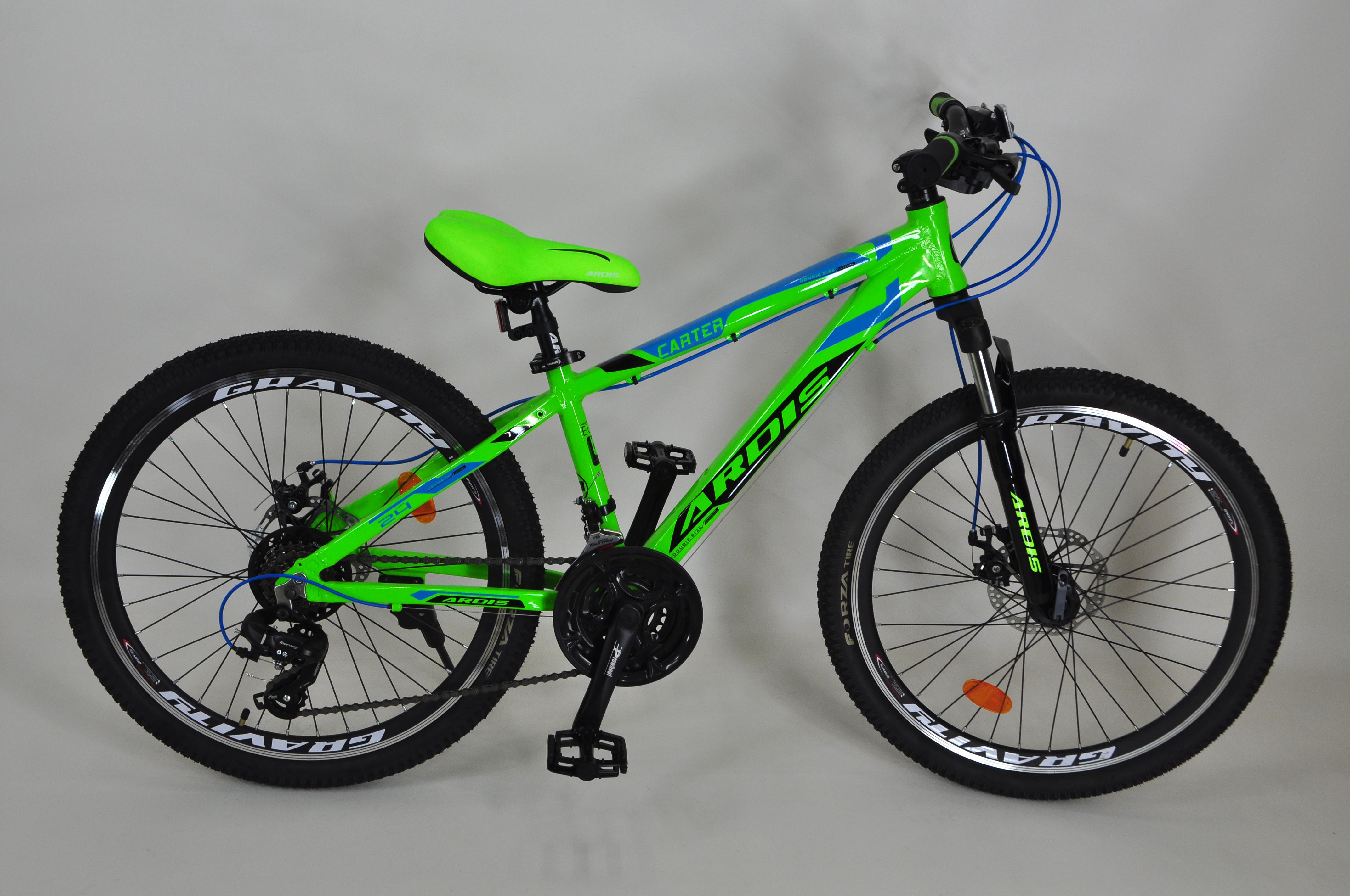 Велосипед підлітковий 24" Ardis Carter 13" Зелений - фото 3 Велосипед підлітковий 24" Ardis Carter 13" Зелений - фото 3