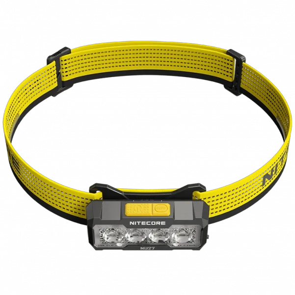 Фонарь налобный Nitecore NU27 USB-C белый и красный свет 10 режимов 600 Лм 123 м (23873806)