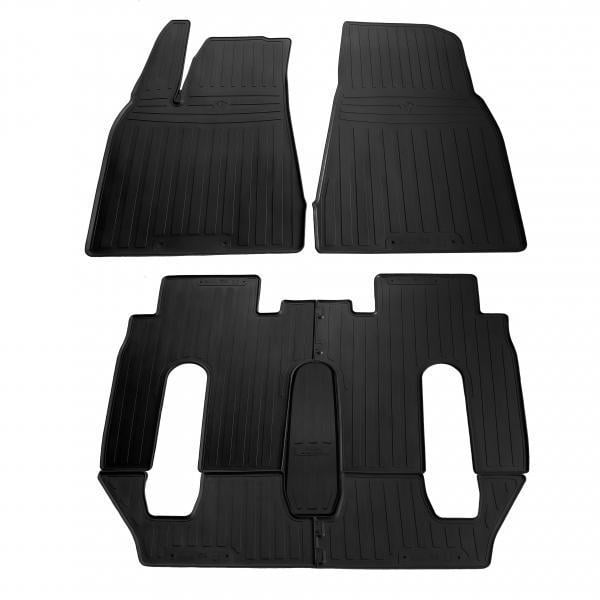 Килимки гумові Stingray для Tesla Model X 6 seats 15- special design 2017 7 шт. (1050027)
