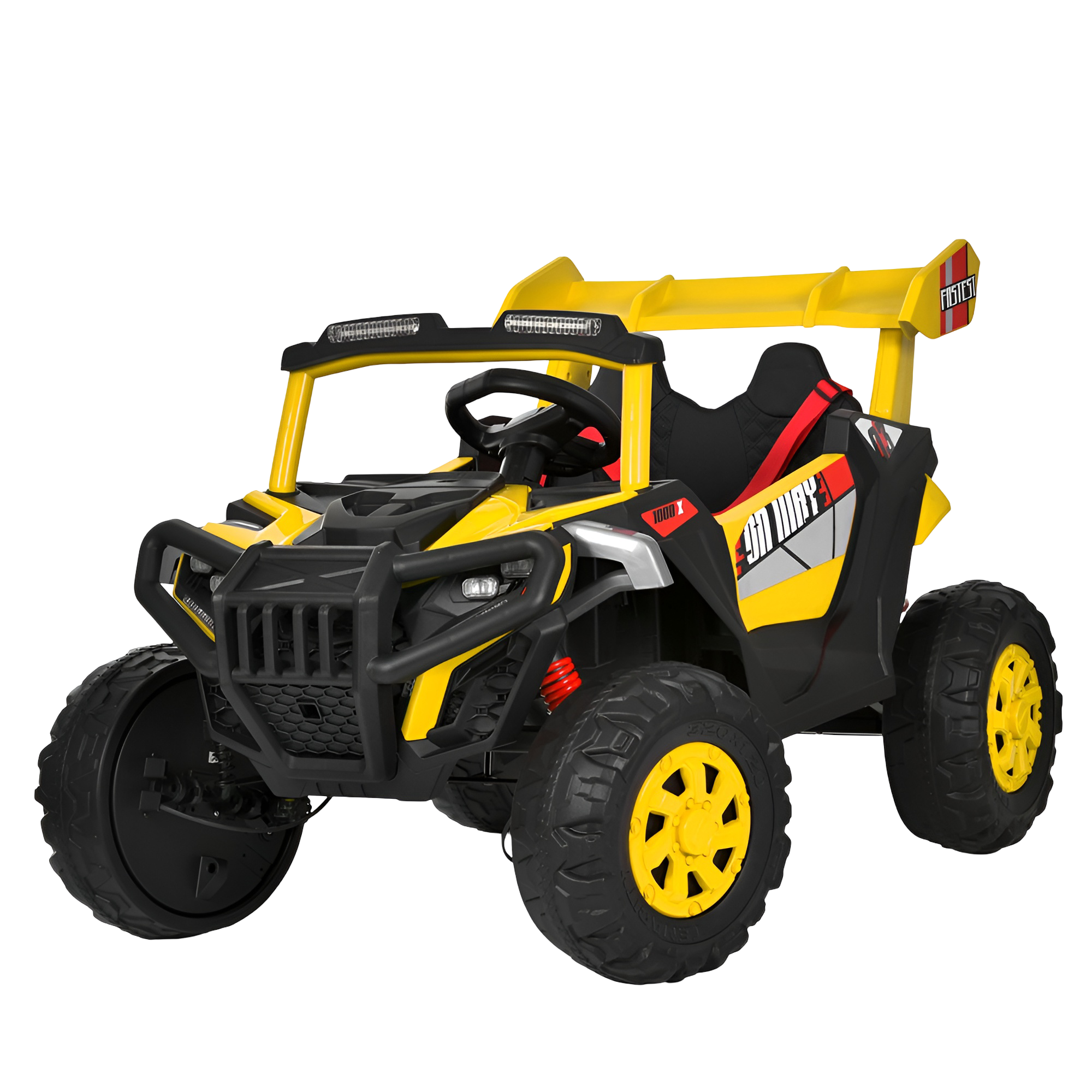Детский электромобиль багги Bambi Racer с пультом управления Желтый (M 6347EBLR-6)