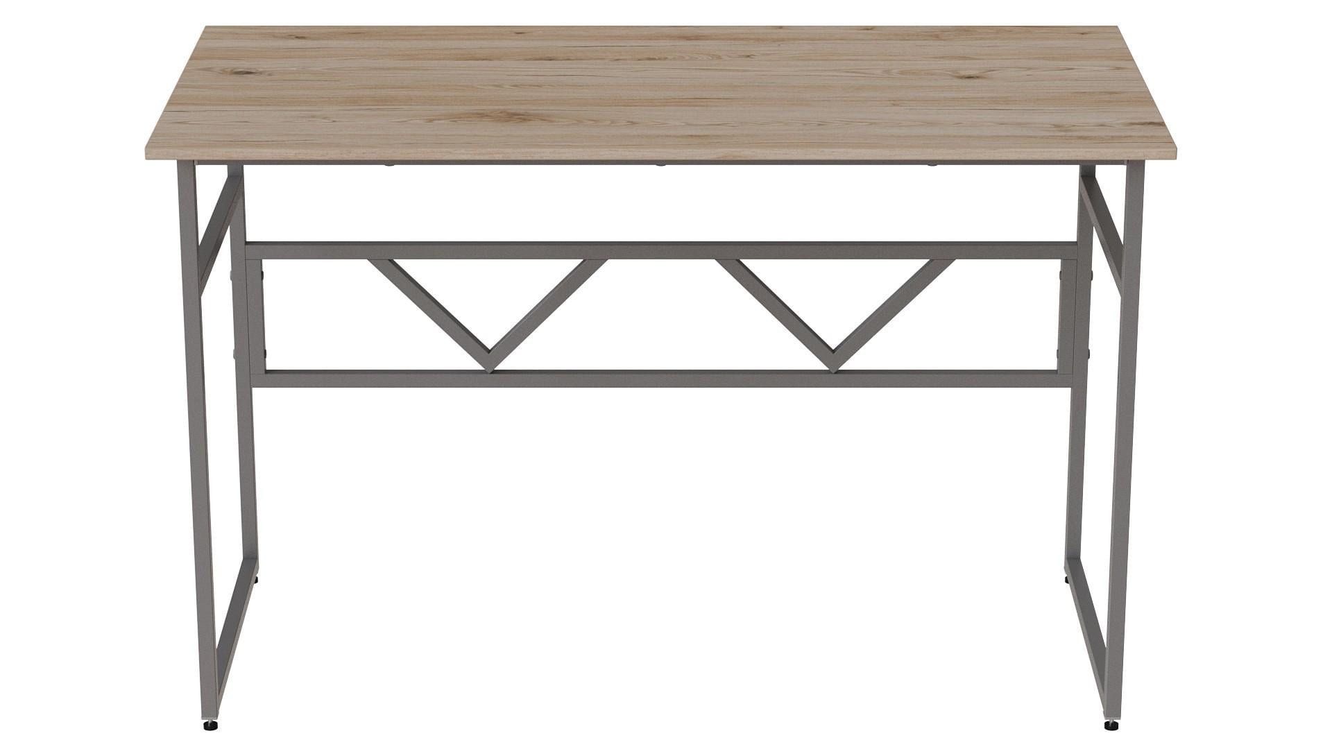Стол компьютерный Ferrum-decor Райан ДСП 16 мм 75x100x60 см Серый/Дуб Сан-Марино (FRD-101594)