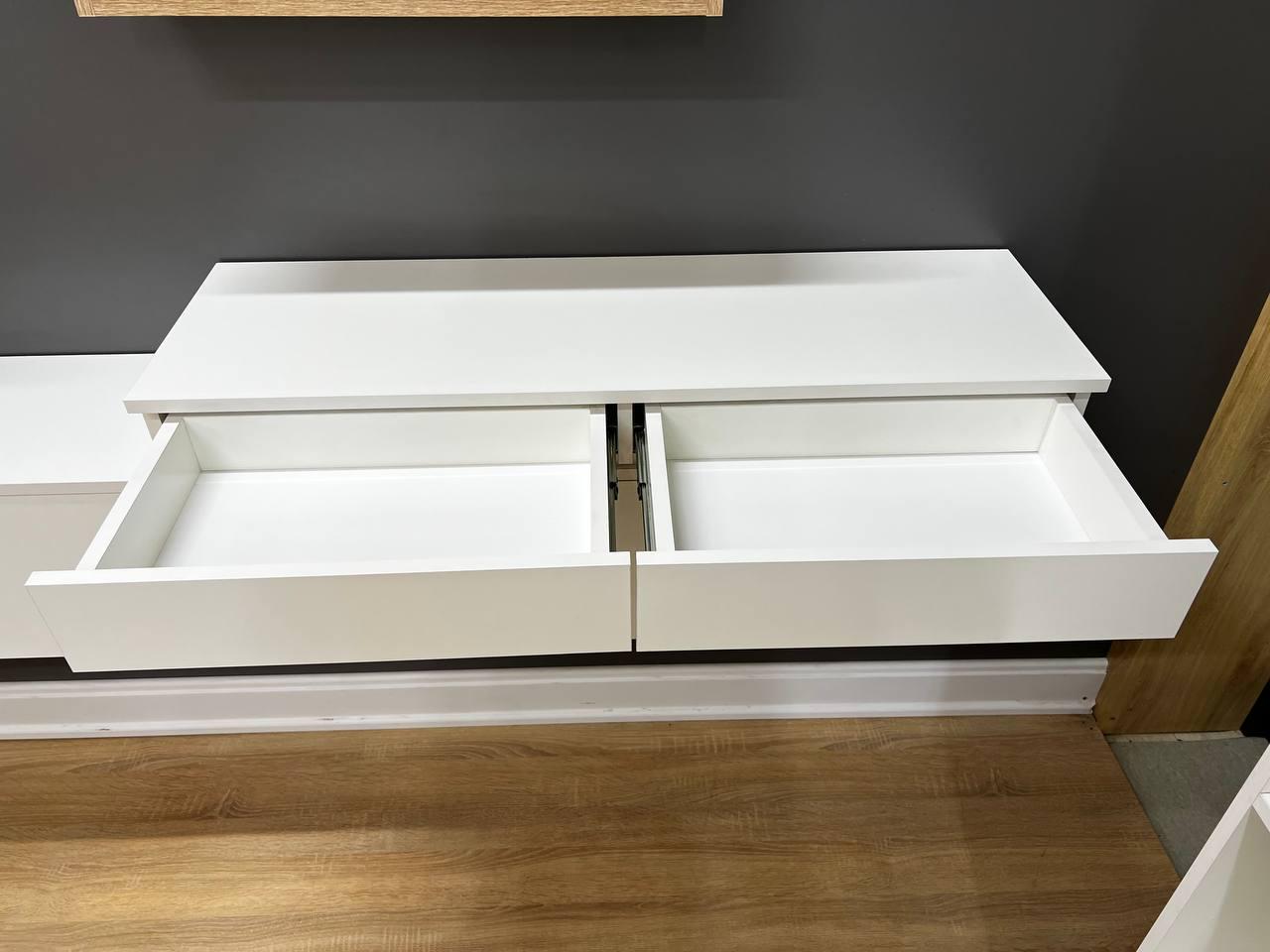 Стіл туалетний підвісний Стелла 2 1004х310х130 мм Білий - фото 2 Стіл туалетний підвісний Стелла 2 1004х310х130 мм Білий - фото 2