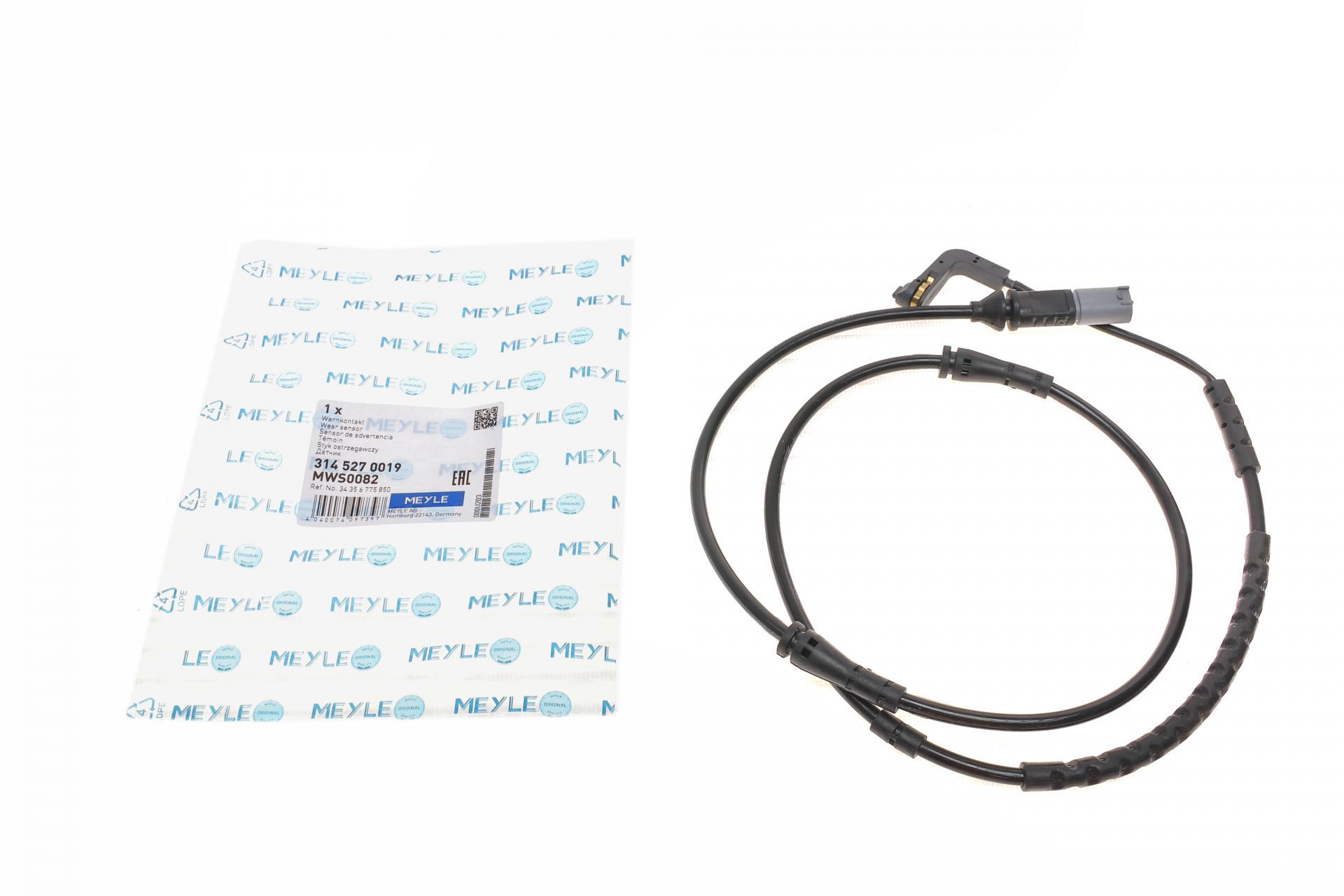 Датчик износа тормозных колодок передних BMW 7 F01-F04 08-15 L L 1060 мм 314 (527 0019)