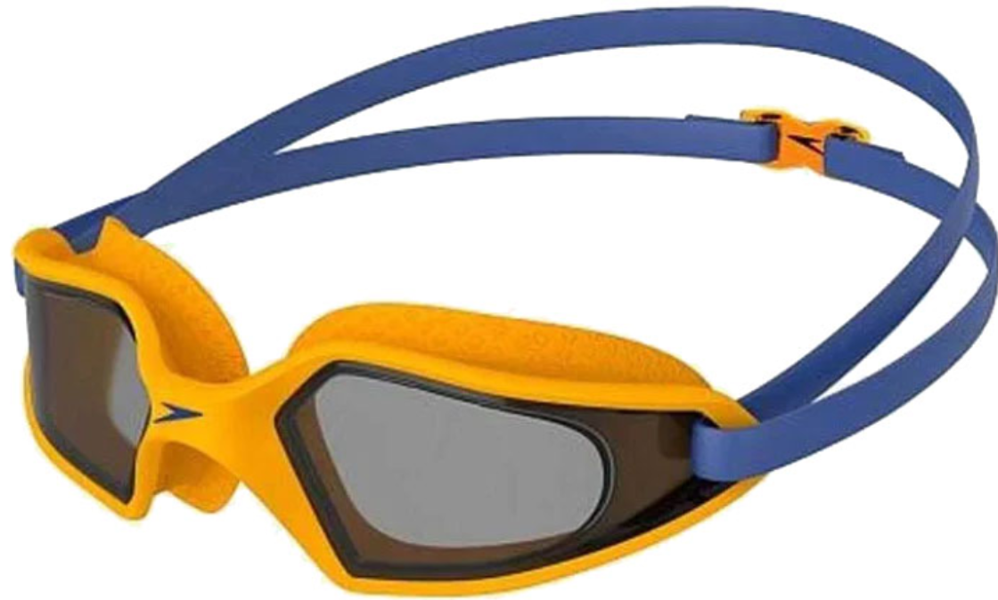 Очки для плавания детские Speedo HYDROPULSE GOG JU синий/оранжевый OSFM (8-12270D659)