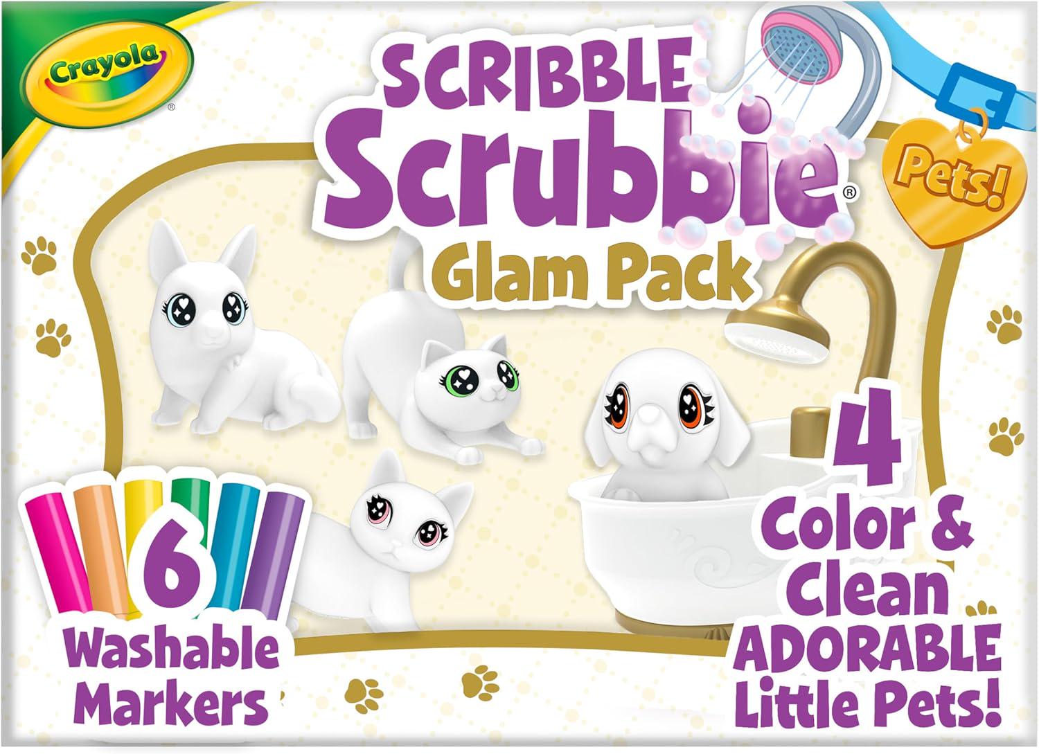 Набір для творчості Crayola Scribble Scrubbies Glam Pack 4 Pets! (74-7442) - фото 10 Набір для творчості Crayola Scribble Scrubbies Glam Pack 4 Pets! (74-7442) - фото 10