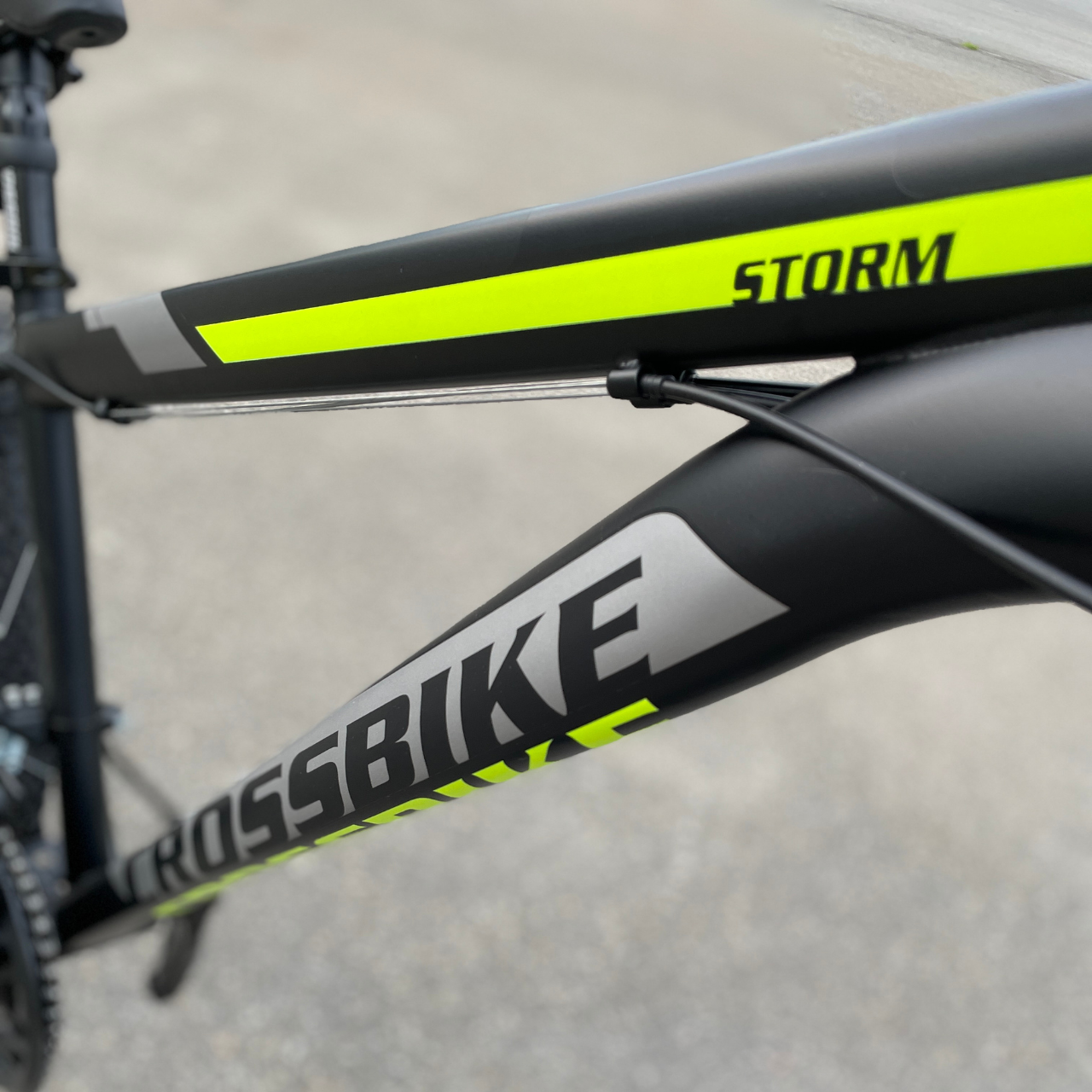 Велосипед Cross Bike Storm 27,5" 19,5" Чорний/Жовтий (99b64785) - фото 5