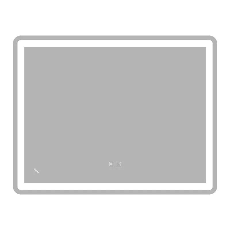 Зеркало для ванной комнаты Zerix Mirra MR05 LED Touch/Anti-fog/димер/регулятор яркости 90x70 см (ZX6059)