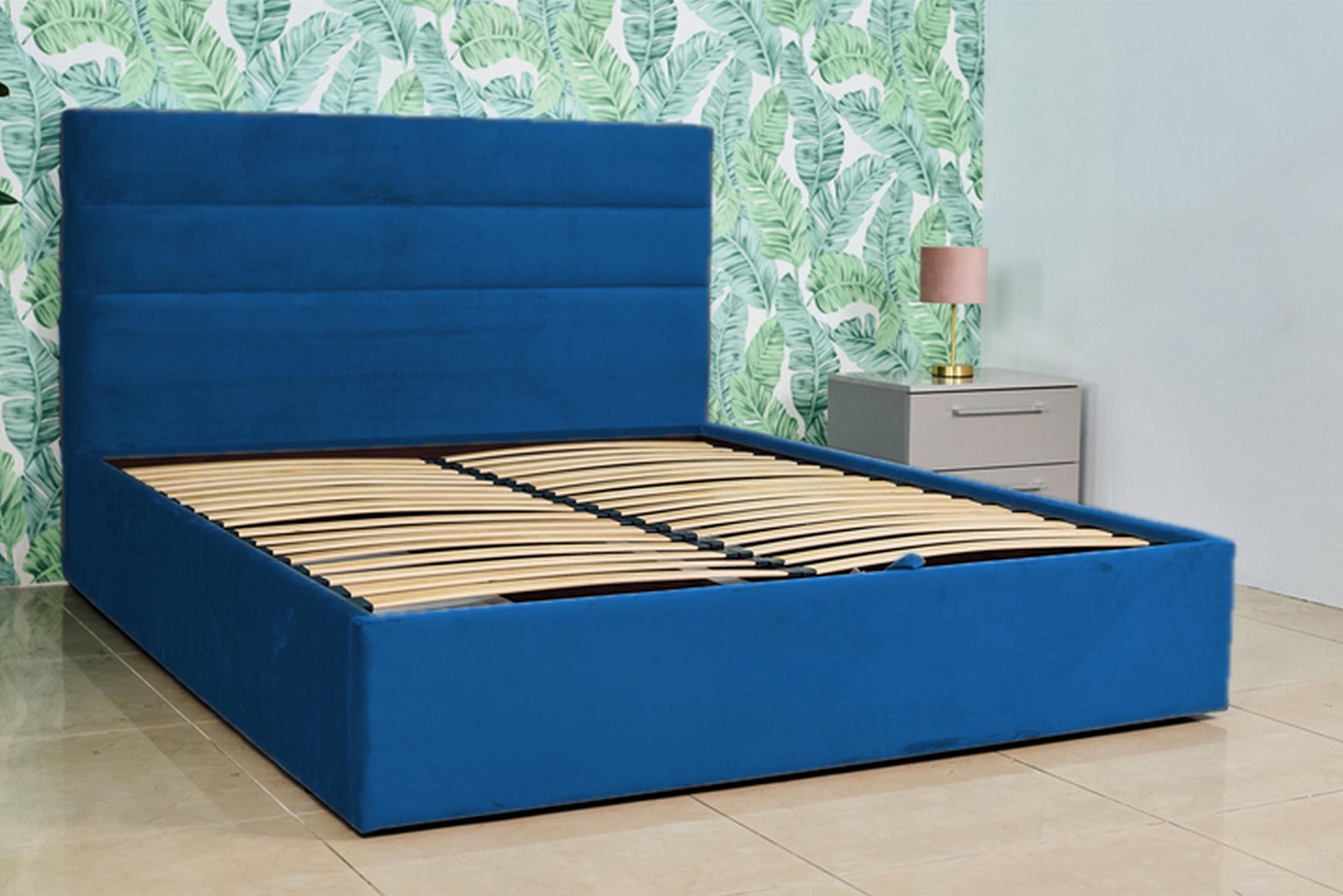 Ліжко RidneTut Edison Lite Holand 86 160х200 см Синій (33410013-86160) - фото 2