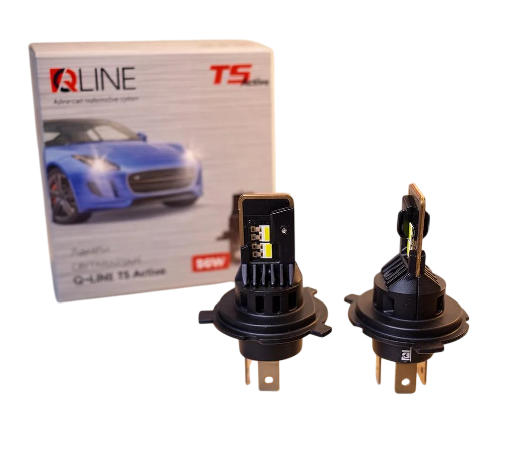 Светодиодные лампы QLine H4 LED TS Active 5900K Светодиодные лампы QLine H4 LED TS Active 5900K