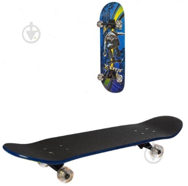 Скейтборд MS 0355-4 Синий (KL00275) Скейтборд MS 0355-4 Синий (KL00275)