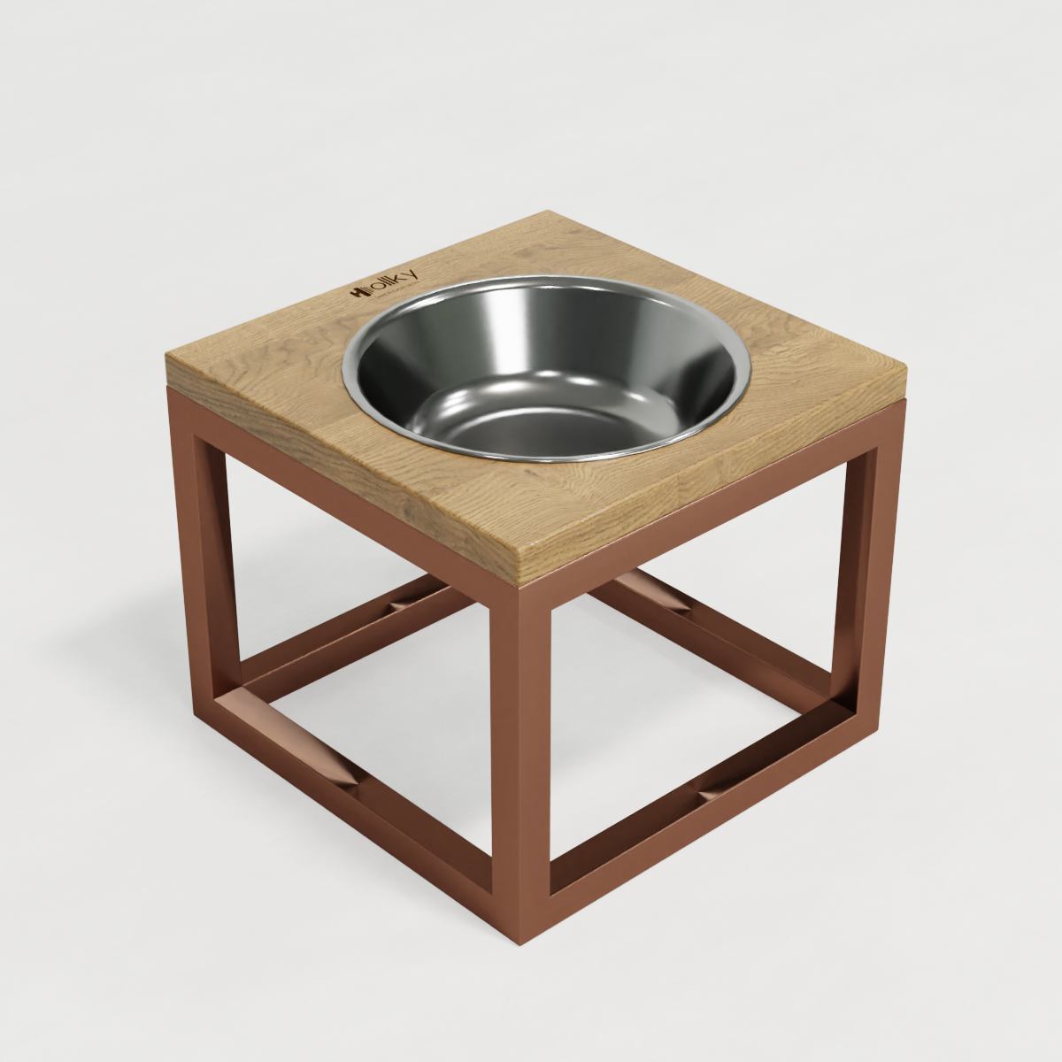 Миска на подставке для больших собак Hollky Base Solo XL 1,8 л (XL-262620-GLNT) - фото 9