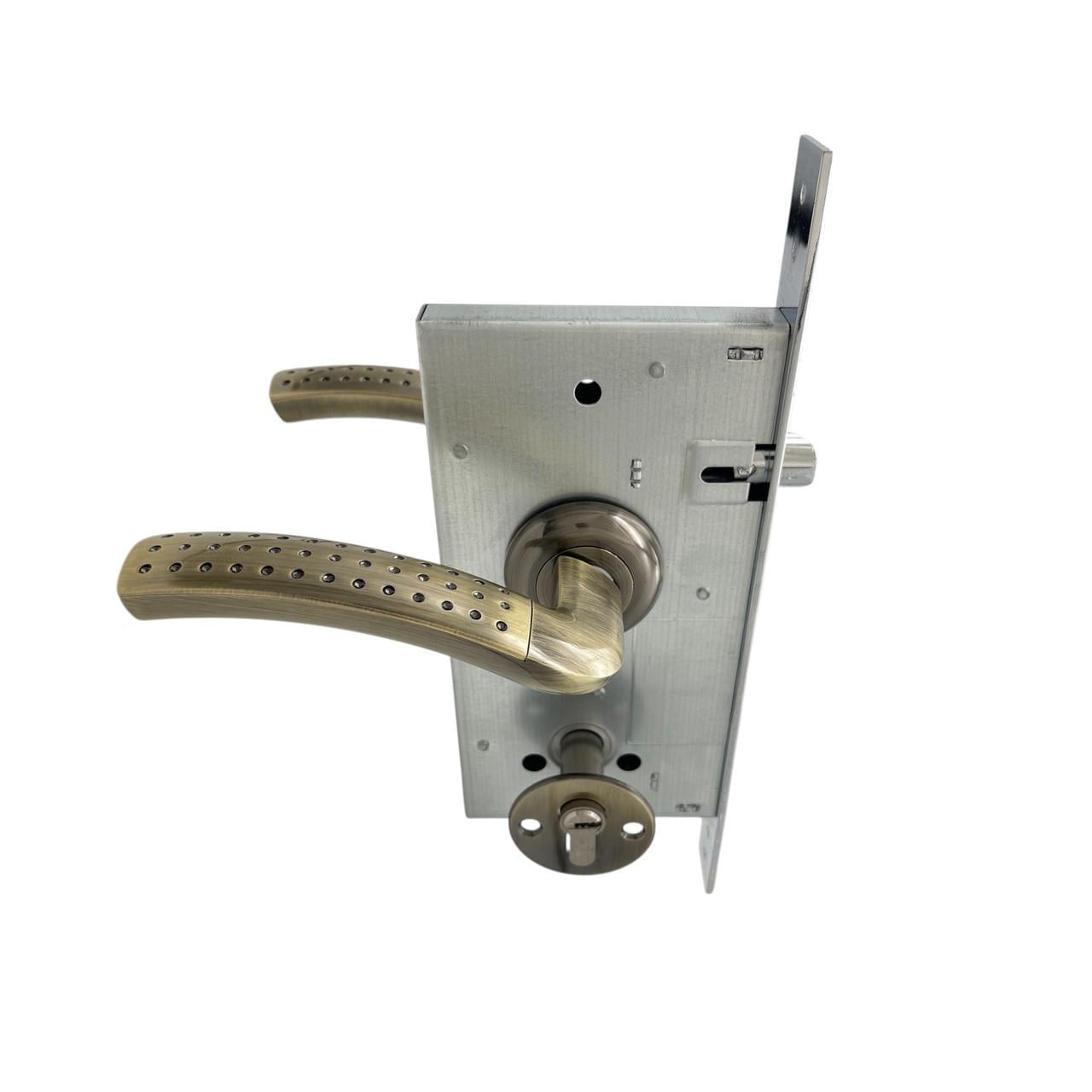 Замок с ручками Imperial Monoblok 252 R 85 мм Бронзовый (330021)