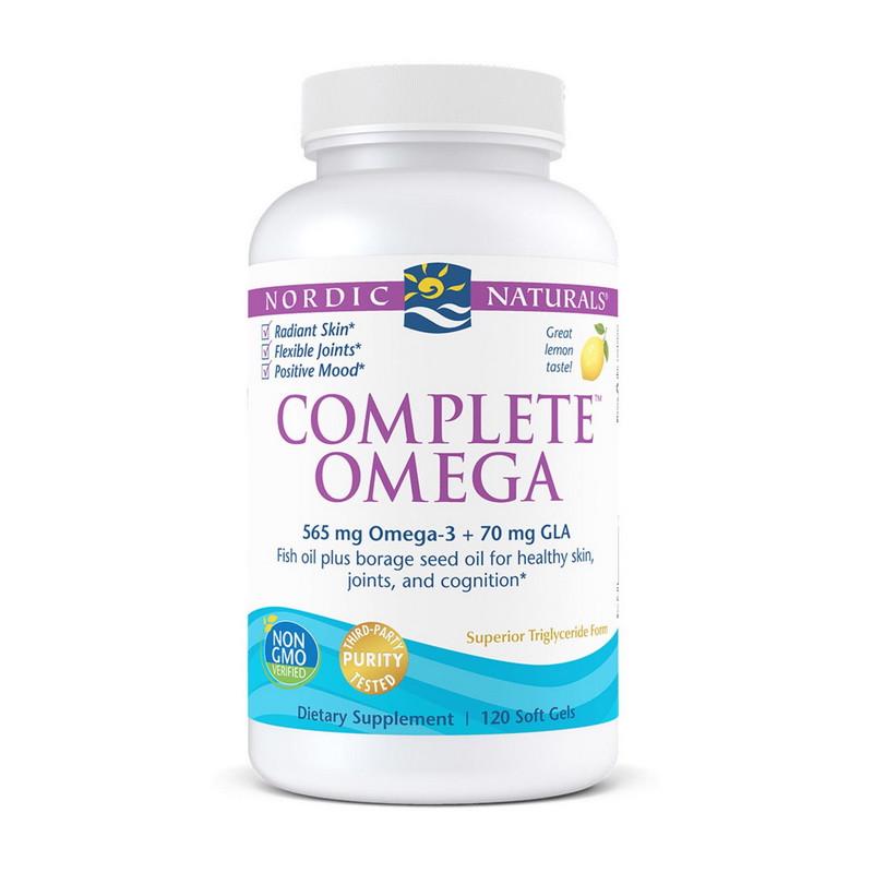 Рыбий жир Nordic Naturals Complete Omega 120 капс. Лимон (19241-01)