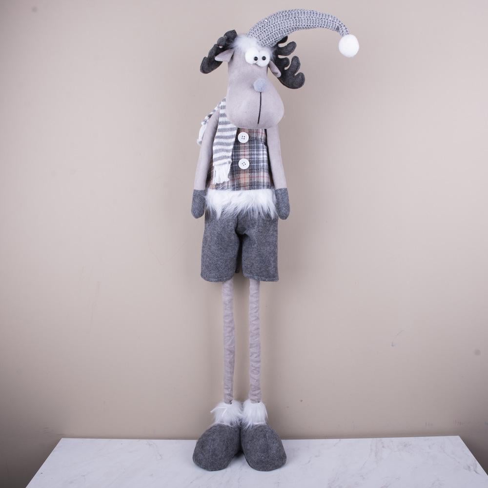 Ткань статуэтка лось мальчик 100 см (8580-1)