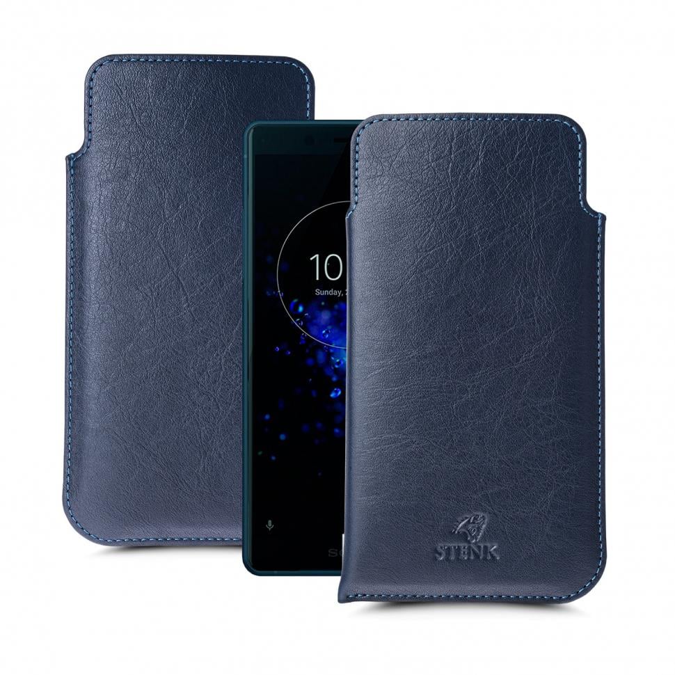 Футляр Stenk Elegance для Sony Xperia XZ2 Compact Синий (63343)