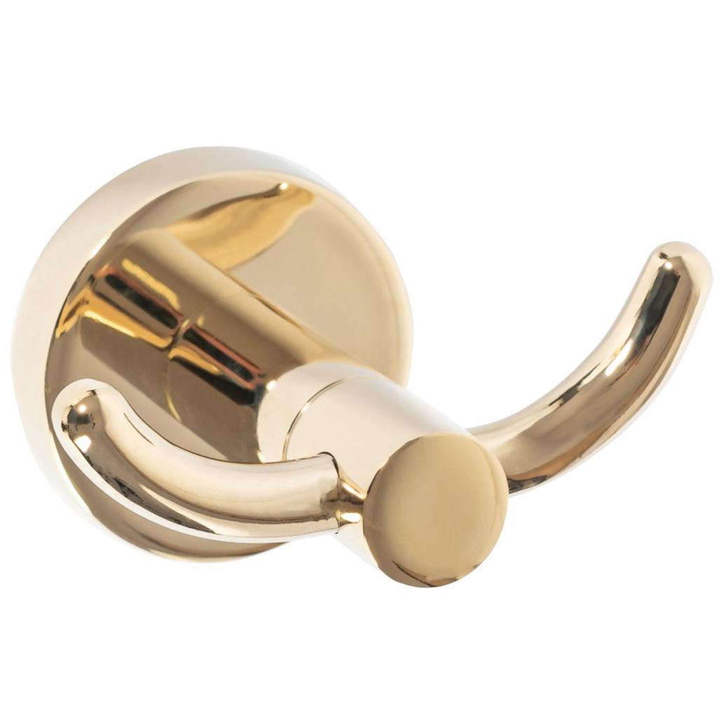 Крючок настенный REA MIST 02 L.GOLD REA-80020 двойной Золотой (153746)