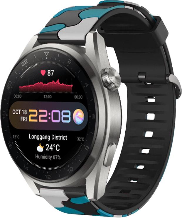 Ремешок Tactic Camouflage для Huawei Watch 3 Pro Blue (32942-28)