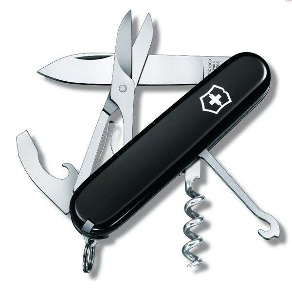 Нож складной Victorinox Compact Black (1.3405.3)