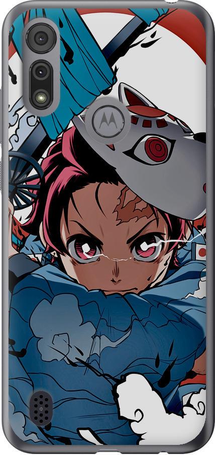 Чехол на Motorola E6s Танджиро Камадо (5574u-2001-42517)