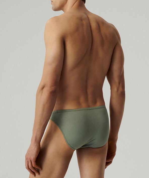 Набор трусов-брифов мини мужских Atlantic 3MP-119 с туннельной резинкой хлопок 3 шт. Синий/Голубой/Хаки XXL (2678796695) - фото 3 Набор трусов-брифов мини мужских Atlantic 3MP-119 с туннельной резинкой хлопок 3 шт. Синий/Голубой/Хаки XXL (2678796695) - фото 3