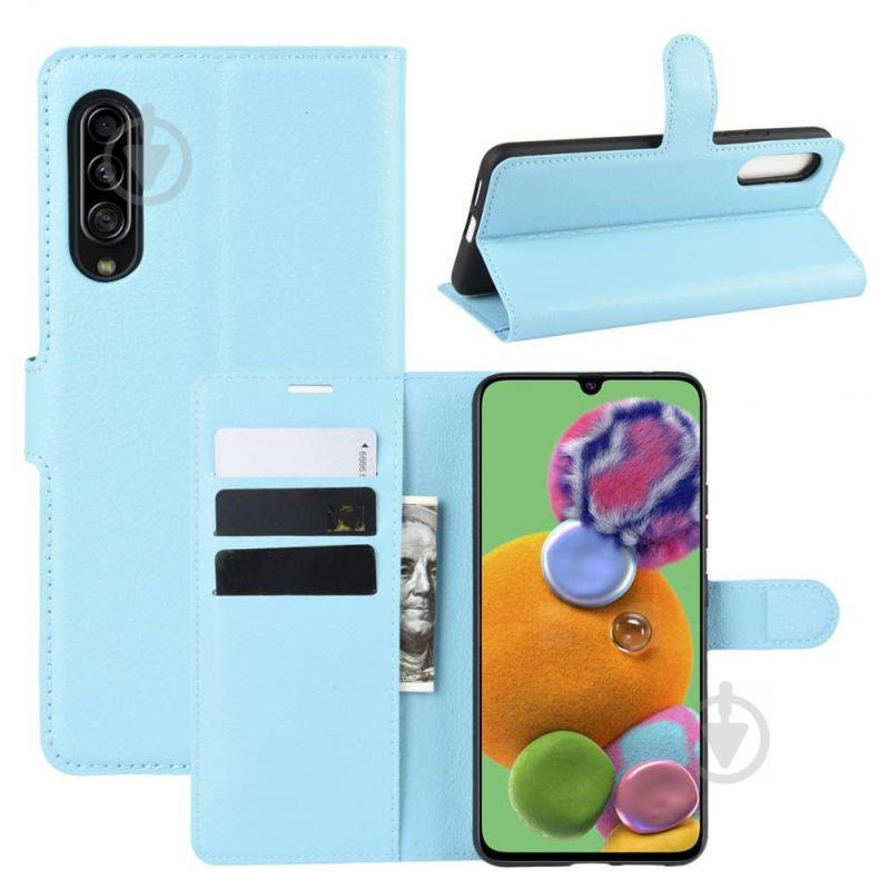 Чохол-книжка Litchie Wallet для Samsung Galaxy A90 5G Blue (arbc6413) - фото 2